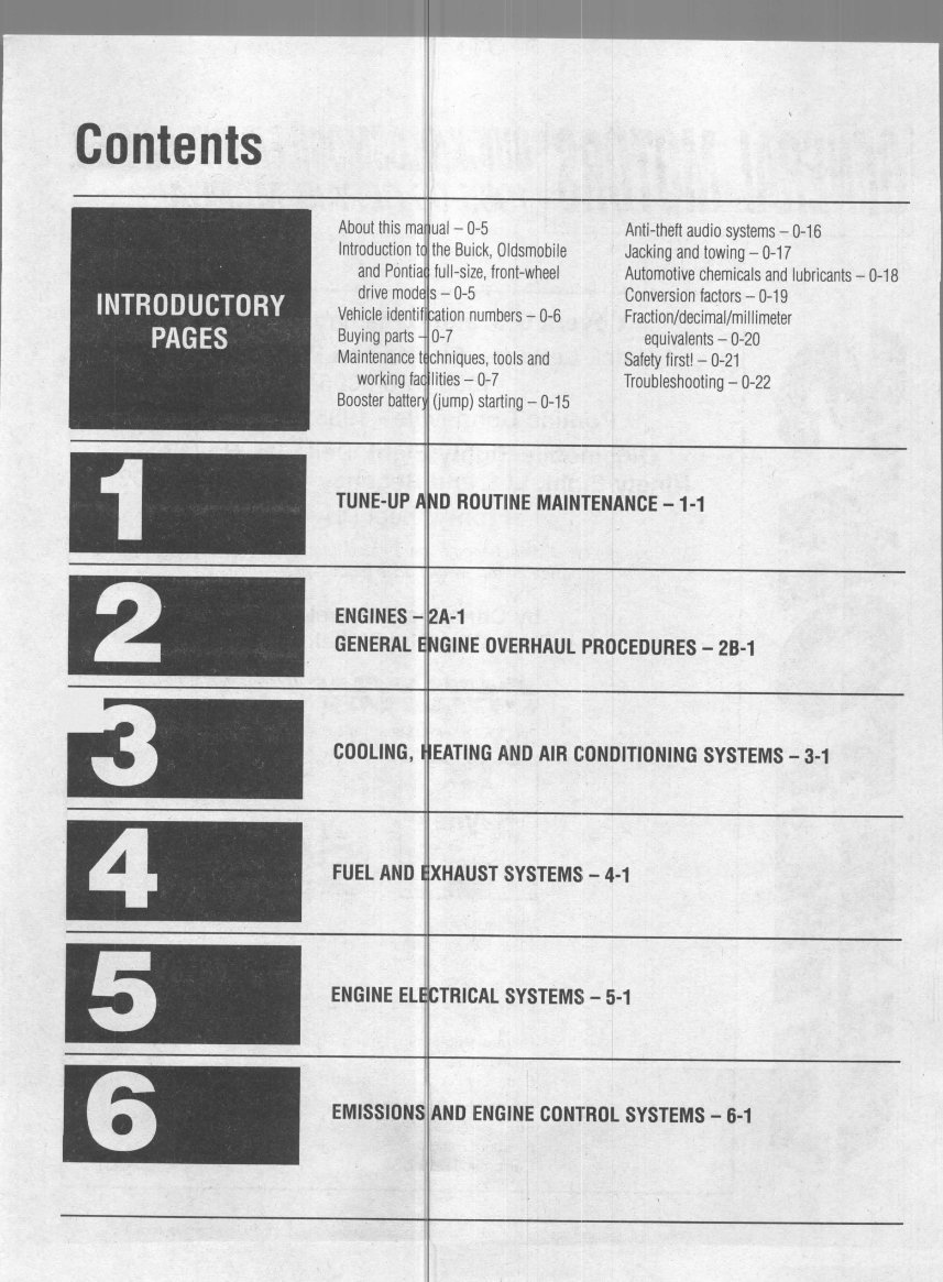 1985-2005 Park Avenue Service & Repair Manual preview img 2