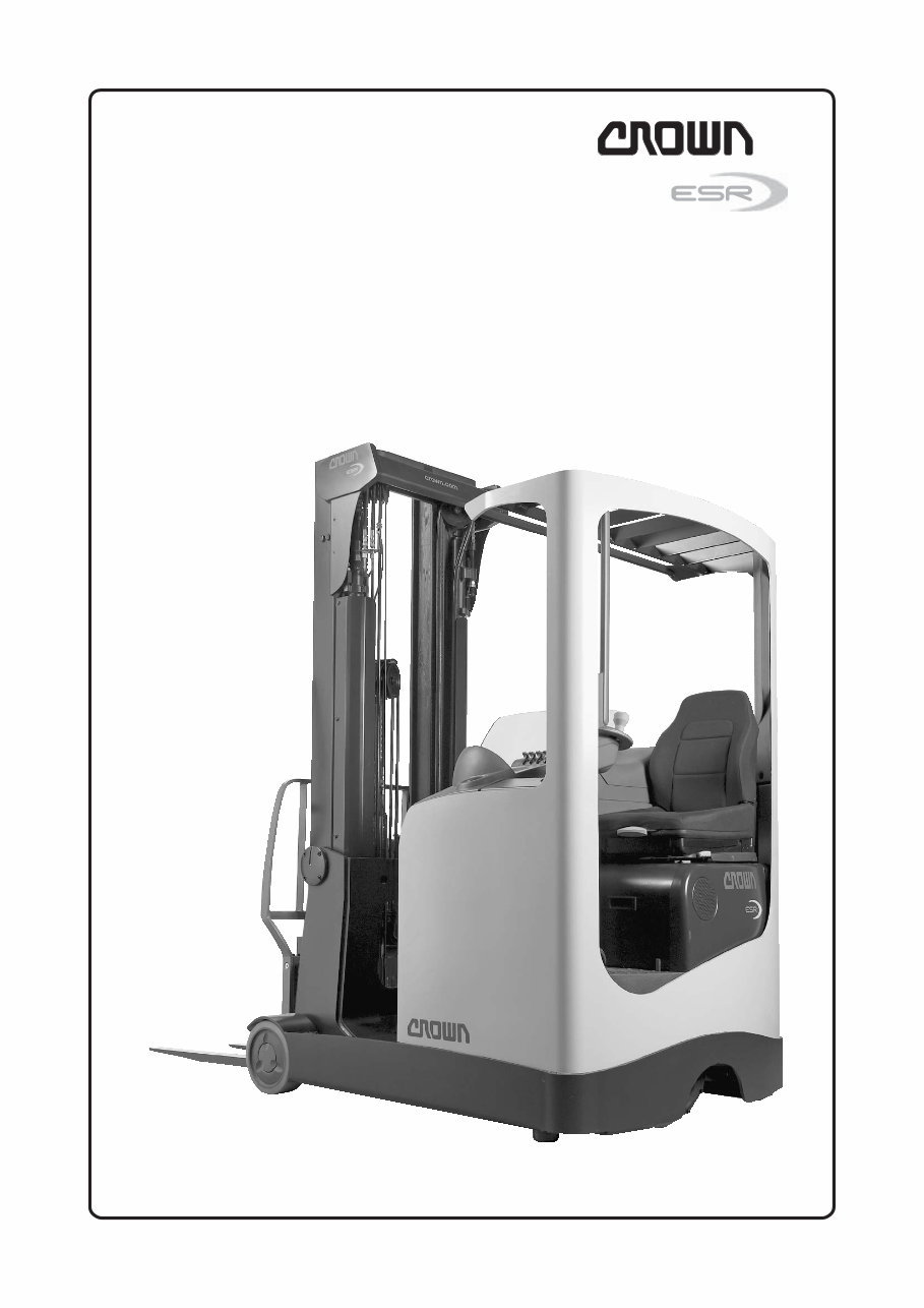 CROWN ESR4500 Series Forklift Service Repair Manual preview img 1