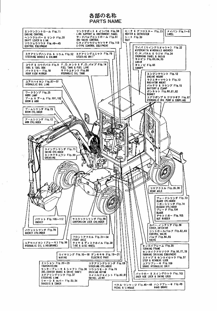 Yanmar YB401W YB401W-2 Crawler-backhoe Parts Catalogue preview img 4