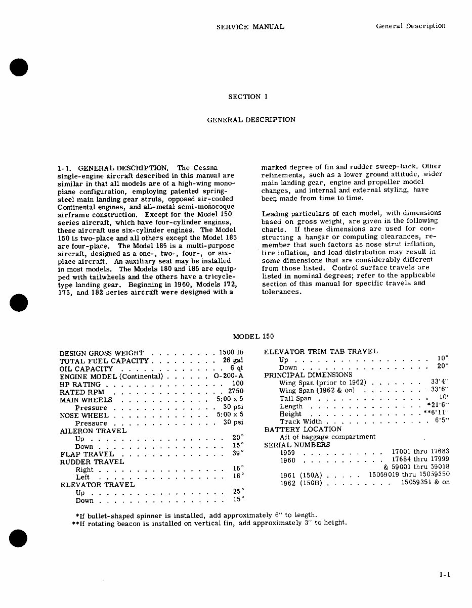 1956-1962 Cessna 100 Series (150/172/177/180/182/185) OEM Service & Repair Manual preview img 10