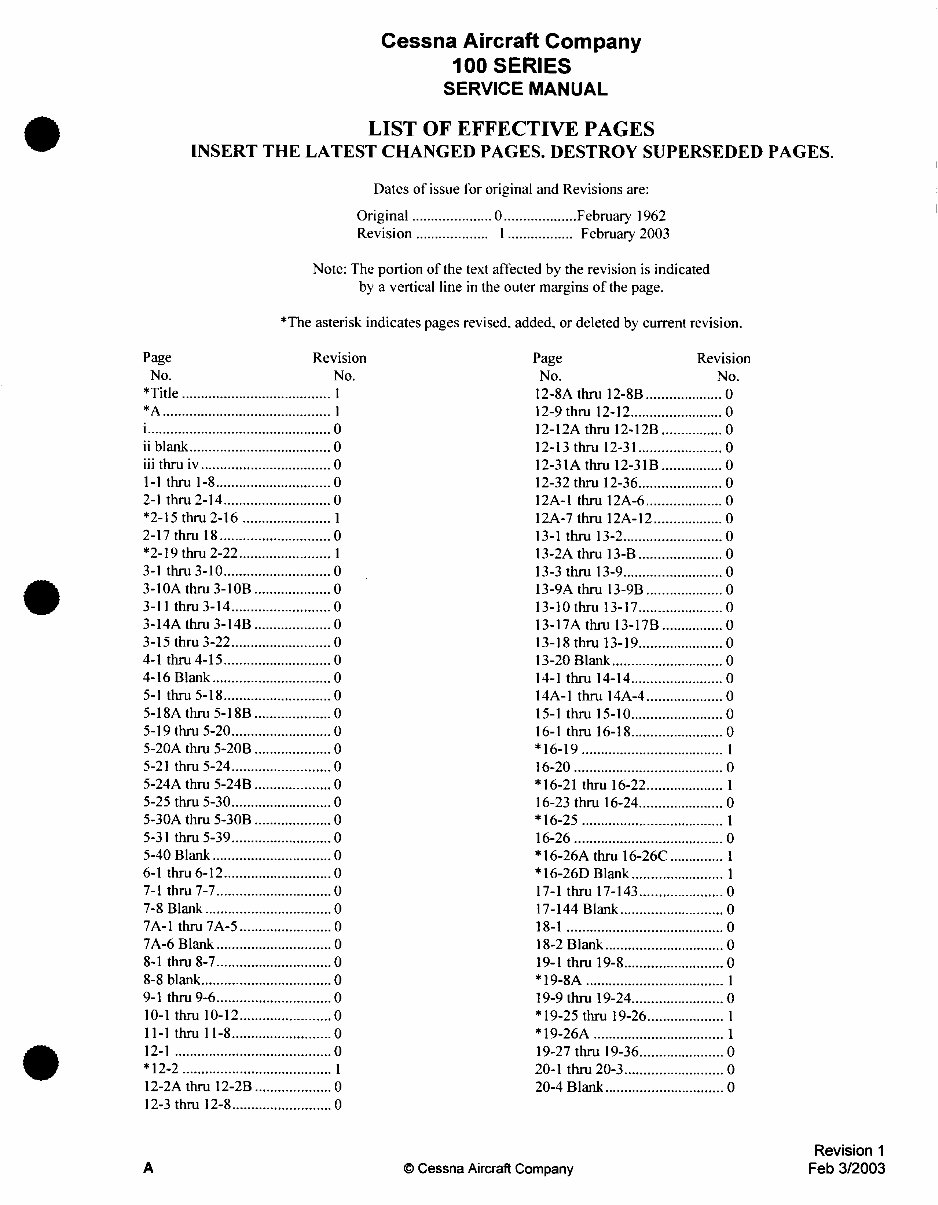 1956-1962 Cessna 100 Series (150/172/177/180/182/185) OEM Service & Repair Manual preview img 5