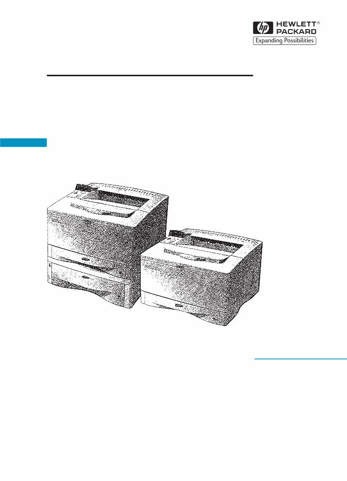 Hp LaserJet 5000, 5000 N and 5000 GN Service Repair Manual preview img 1