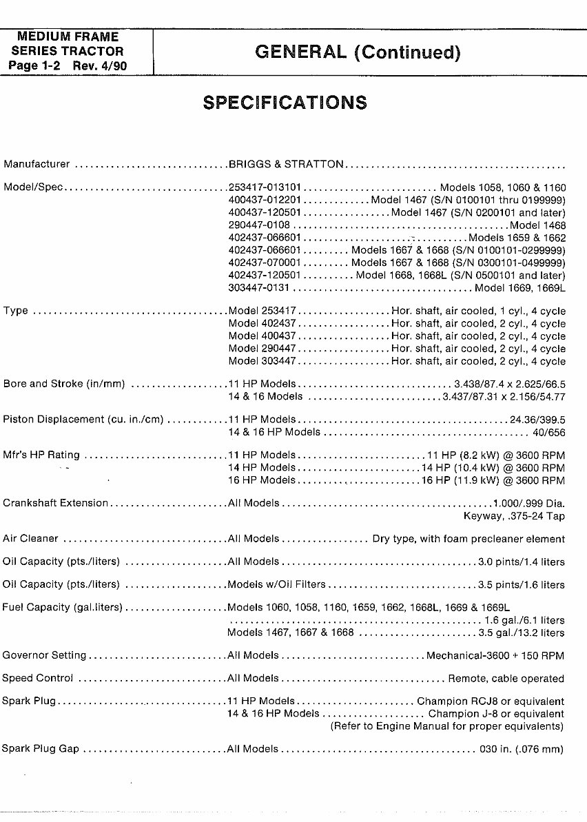 Bolens XL tractor service repair manual preview img 5