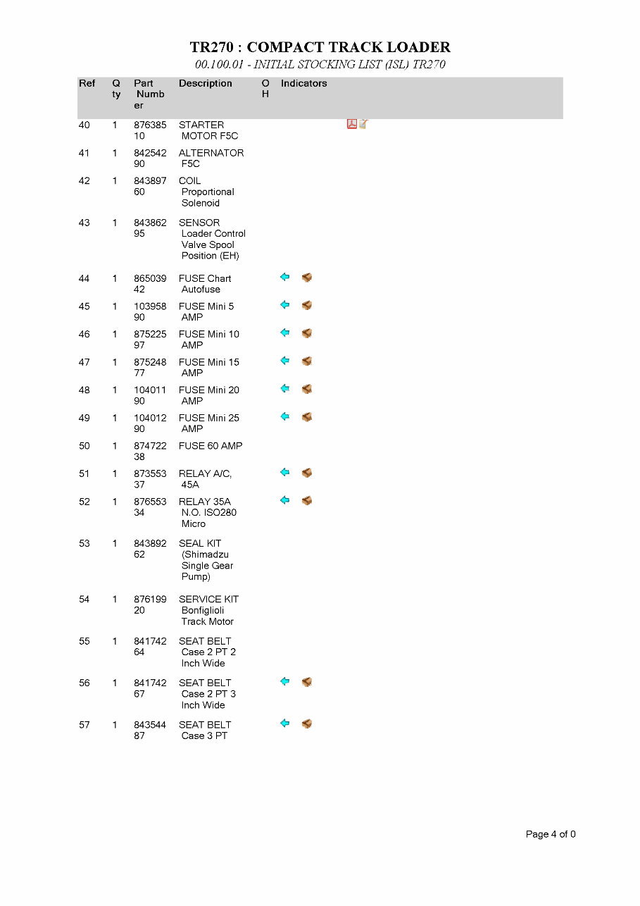 Case TR270 Parts Catalog preview img 10