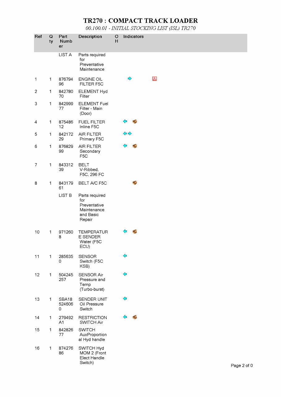 Case TR270 Parts Catalog preview img 8