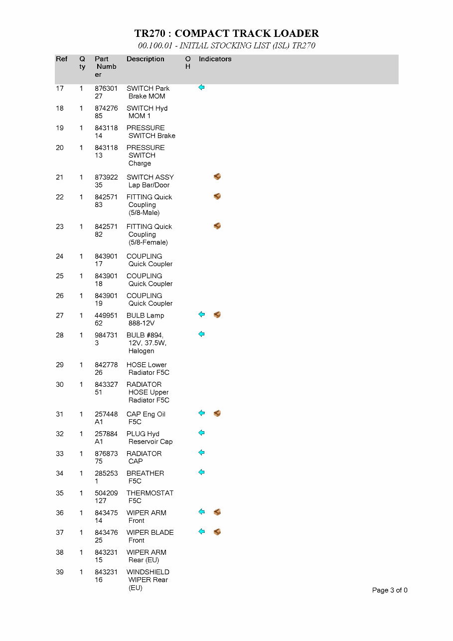 Case TR270 Parts Catalog preview img 9