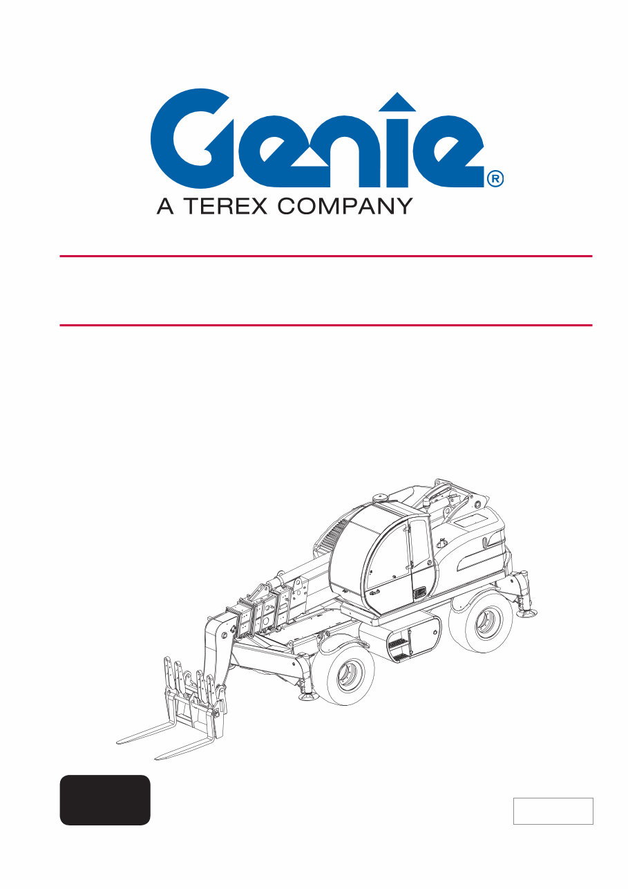 Genie GTH 6025R Telehandler Service Repair Workshop Manual preview img 1