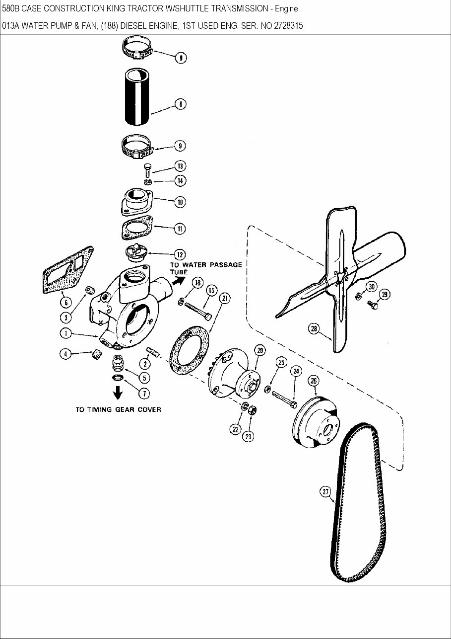CASE 580B CK Wheel Tractor Parts Catalog Manual preview img 10