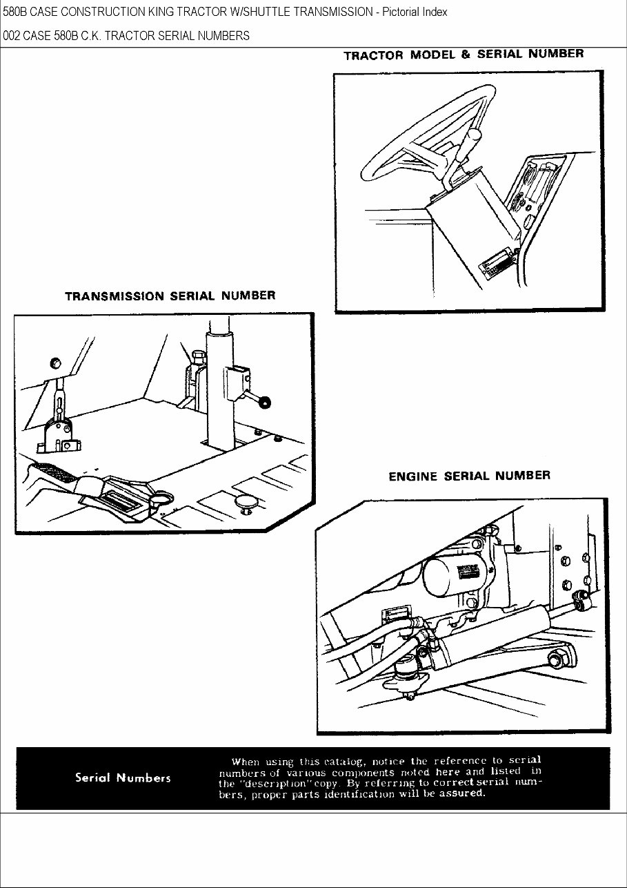 CASE 580B CK Wheel Tractor Parts Catalog Manual preview img 3