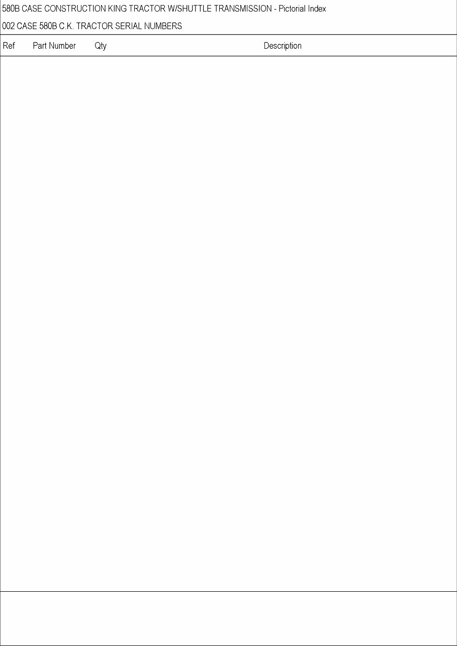 CASE 580B CK Wheel Tractor Parts Catalog Manual preview img 4