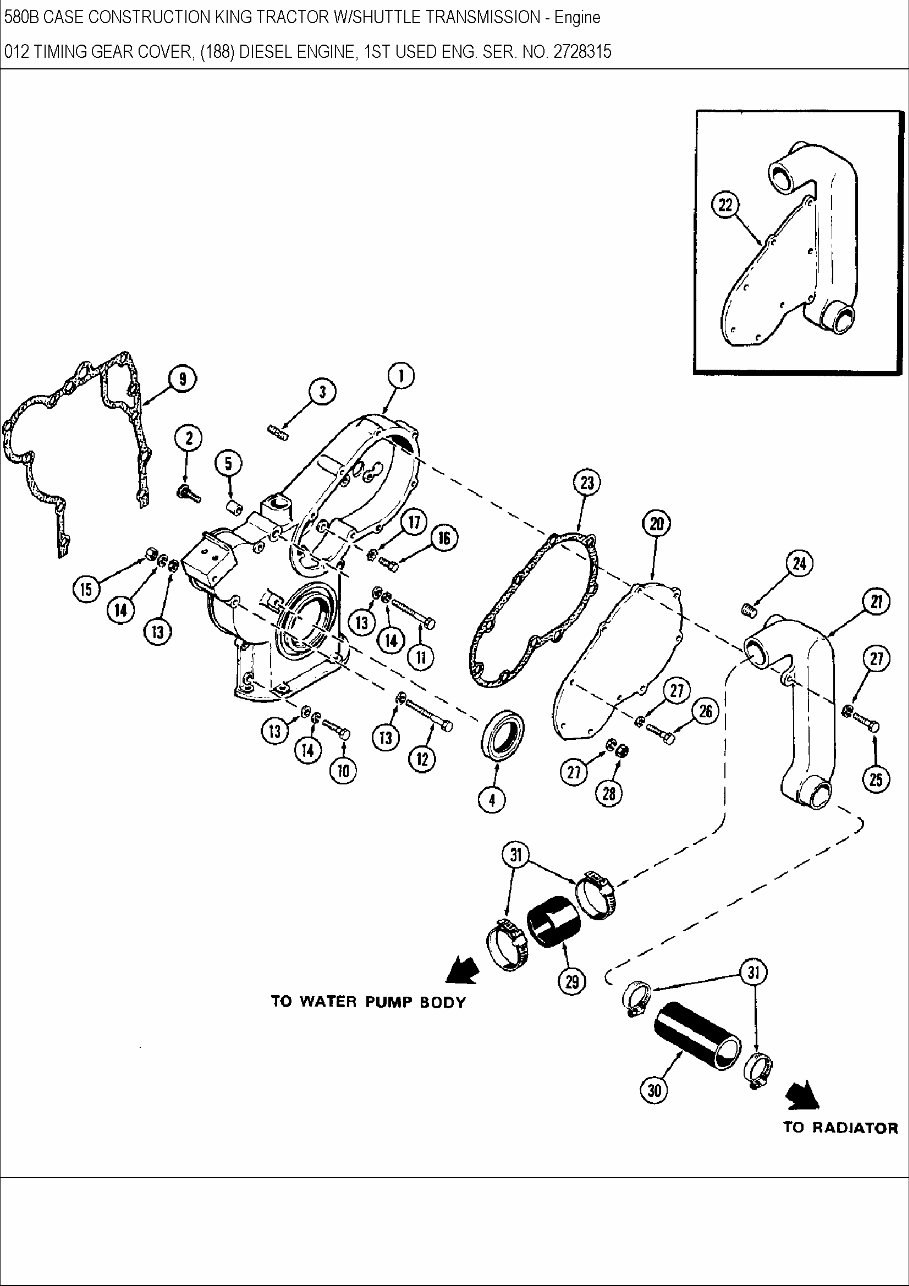 CASE 580B CK Wheel Tractor Parts Catalog Manual preview img 8