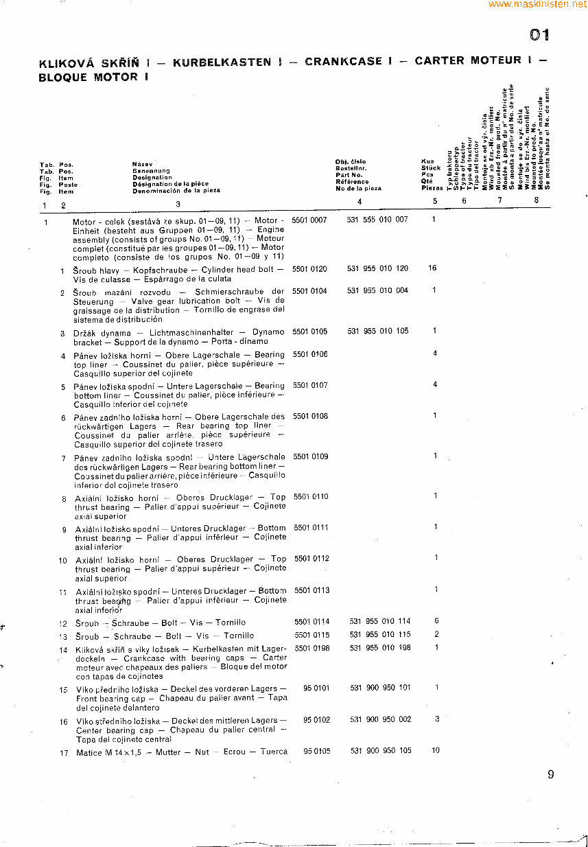 ZETOR tractor 5711/5718/5745/5748 -Parts CATALOG preview img 10