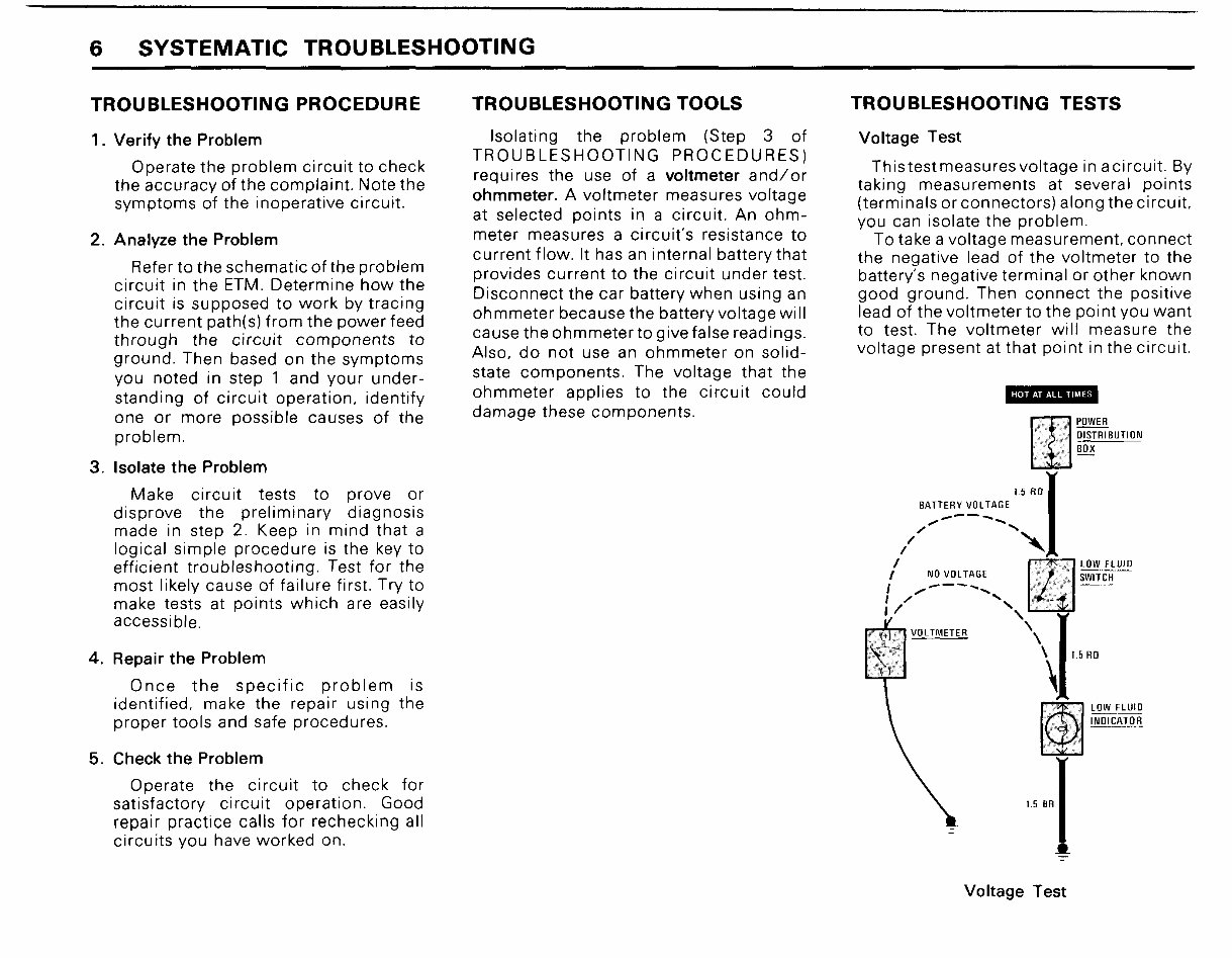 1985 BMW 635csi Electrical Troubleshooting Manual preview img 7