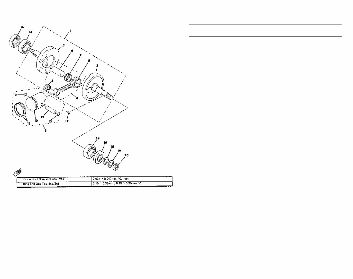 YAMAHA QT50F QT50G Parts Manual Catalog 1979-1981 preview img 3