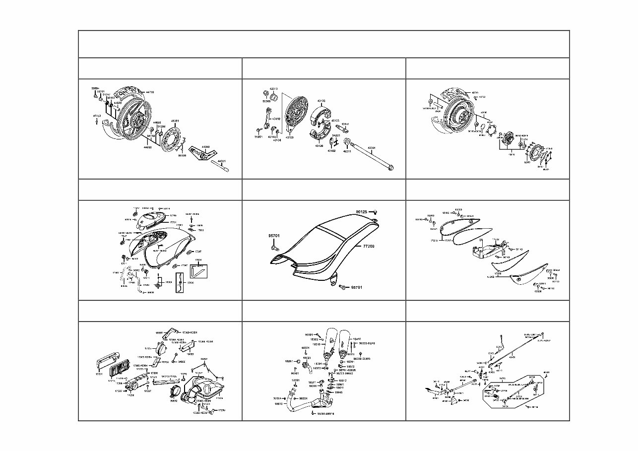 KYMCO VENOX 250 Parts Manual Catalog 2008 Onwards preview img 8