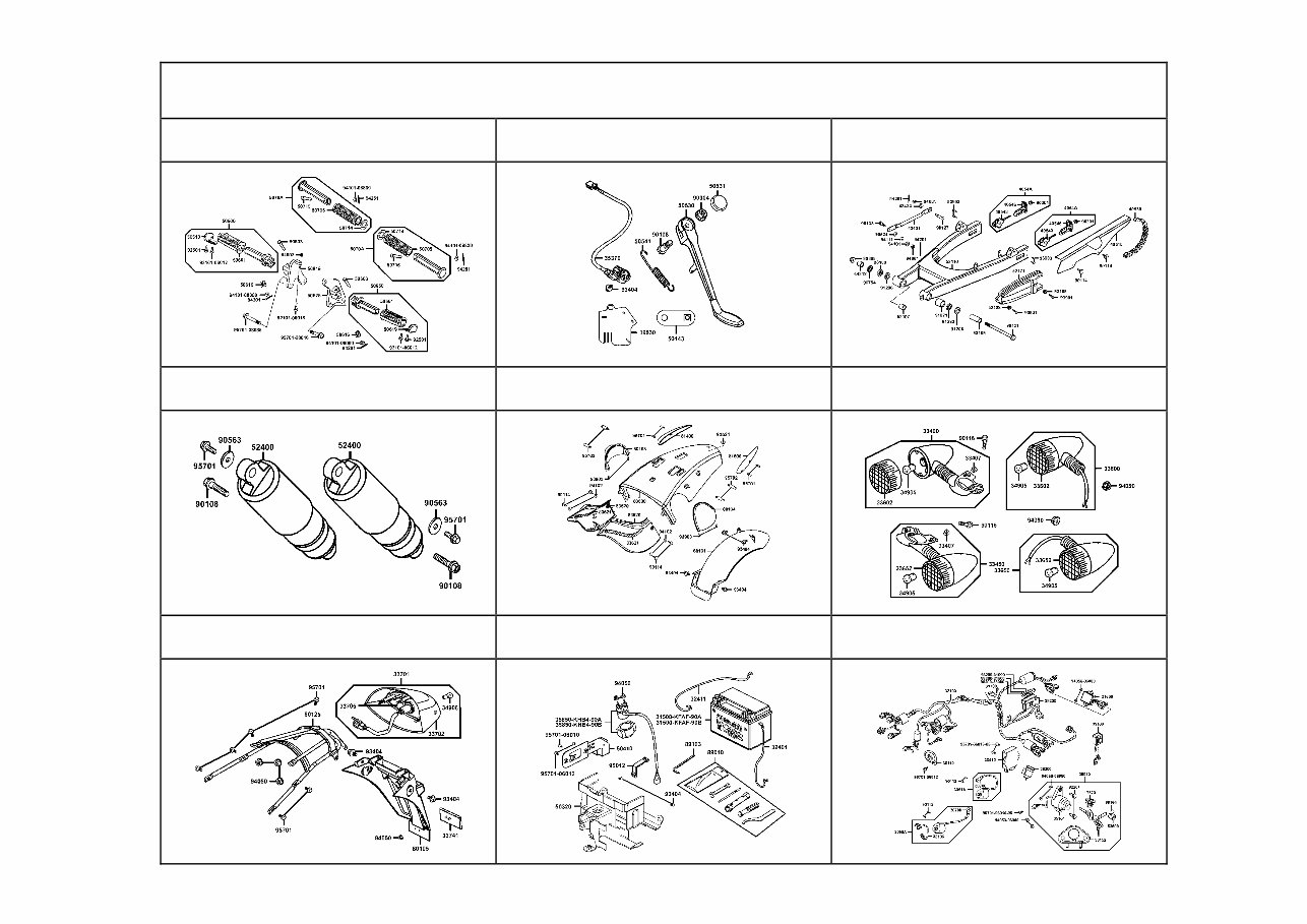 KYMCO VENOX 250 Parts Manual Catalog 2008 Onwards preview img 9