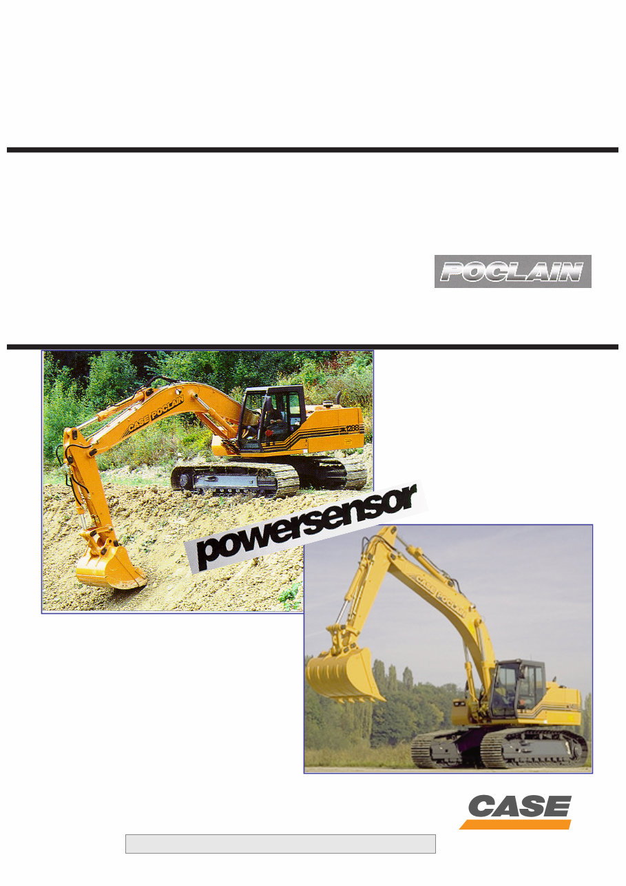 CASE 1288 1288LC 1288CK 1488 Crawler Excavator SCHEMATIC Service Manual preview img 1