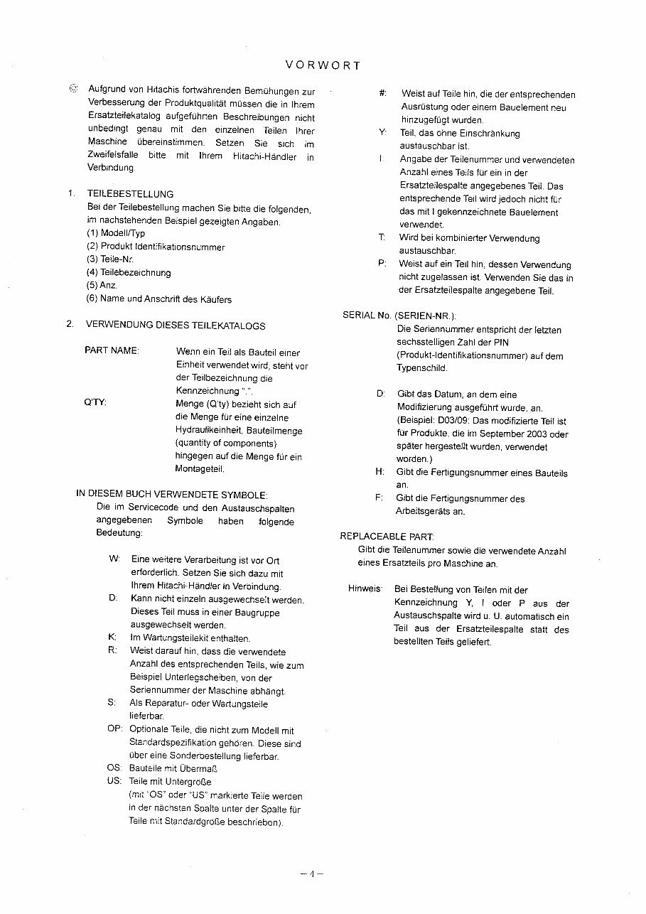 HITACHI ZAXIS ZX135US ZX135US-E ZX135USK Excavator EQUIPMENT COMPONENTS Parts Catalog Manual preview img 8