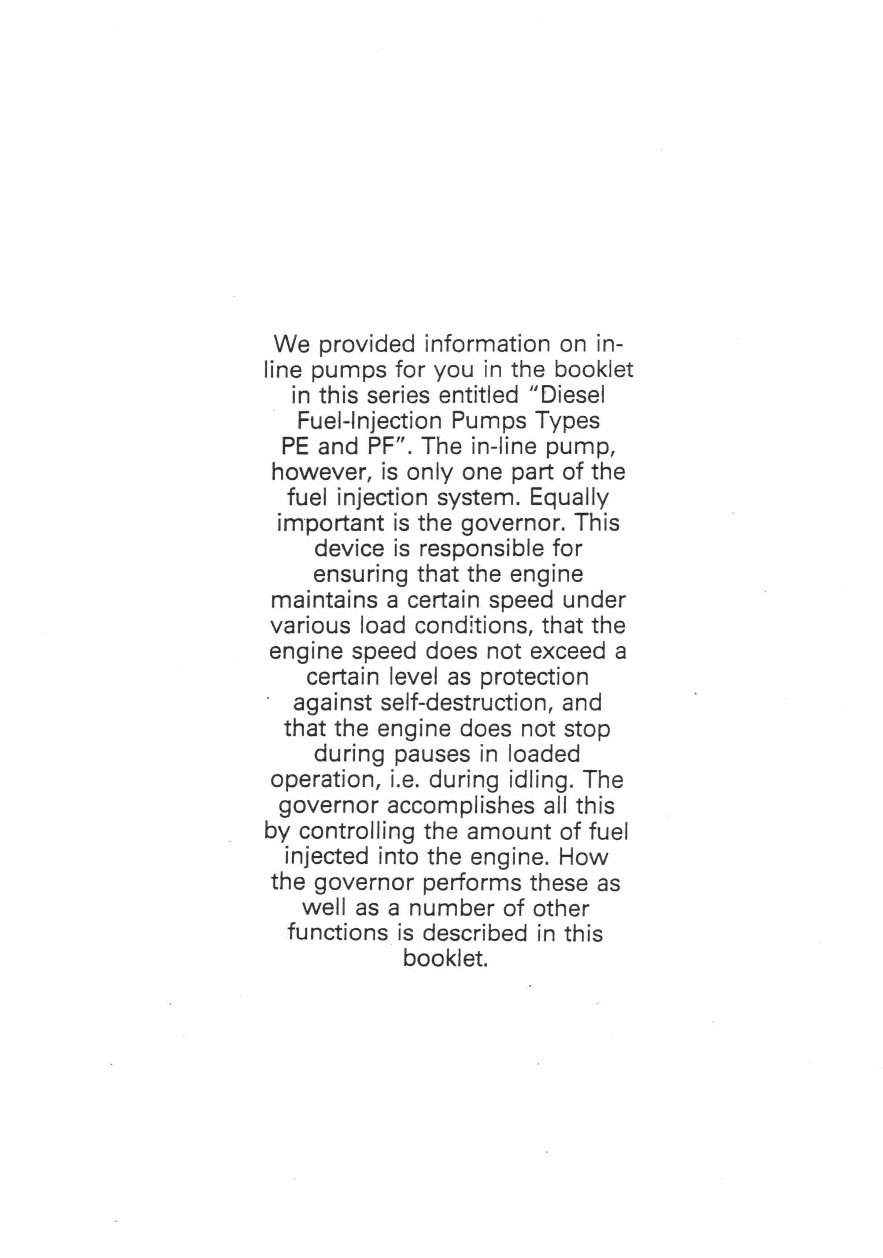 Bosch Technical instructions In Line pumps Injection Govern preview img 6