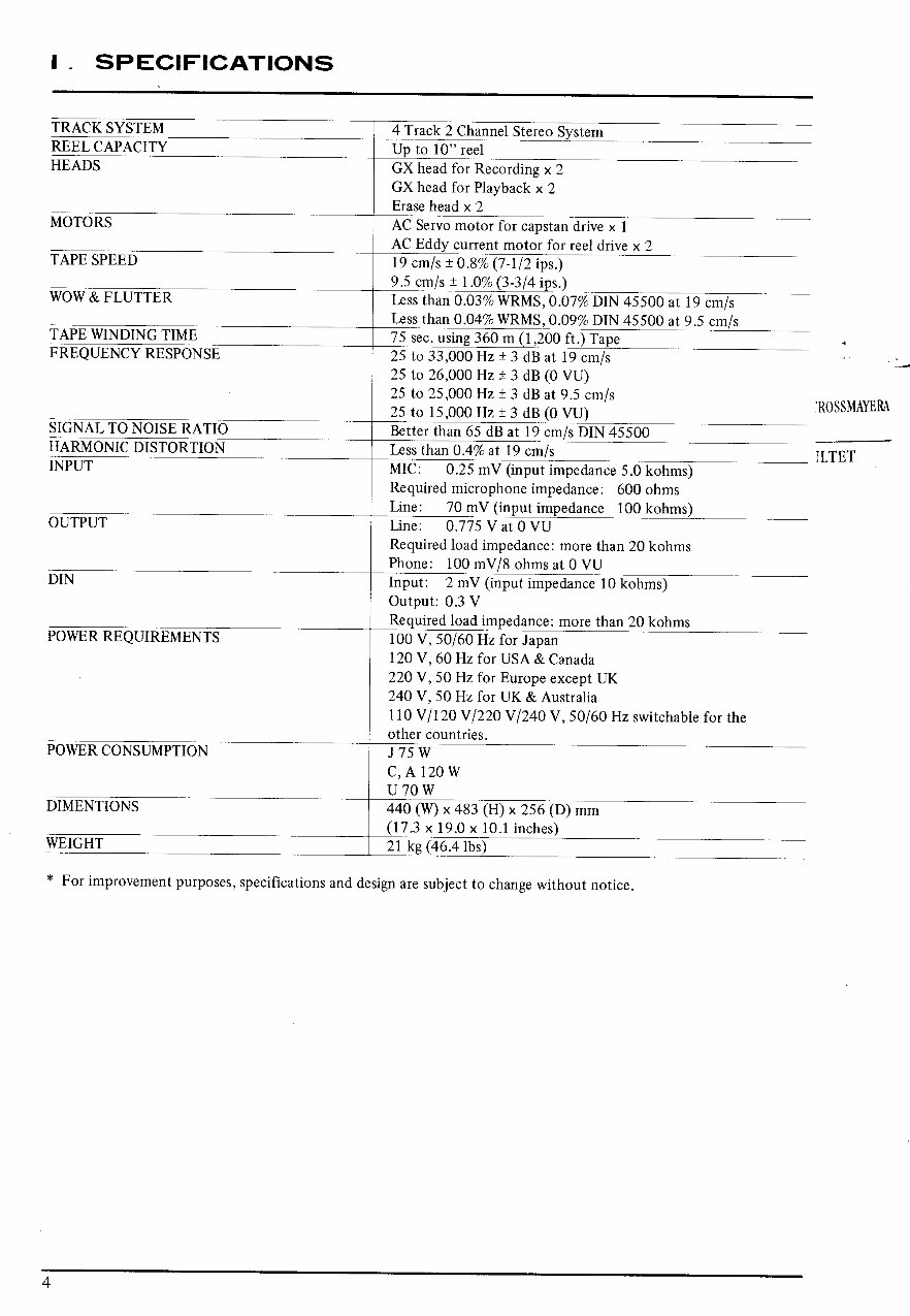 Akai GX-646 reel tape recorder Service Manual preview img 5