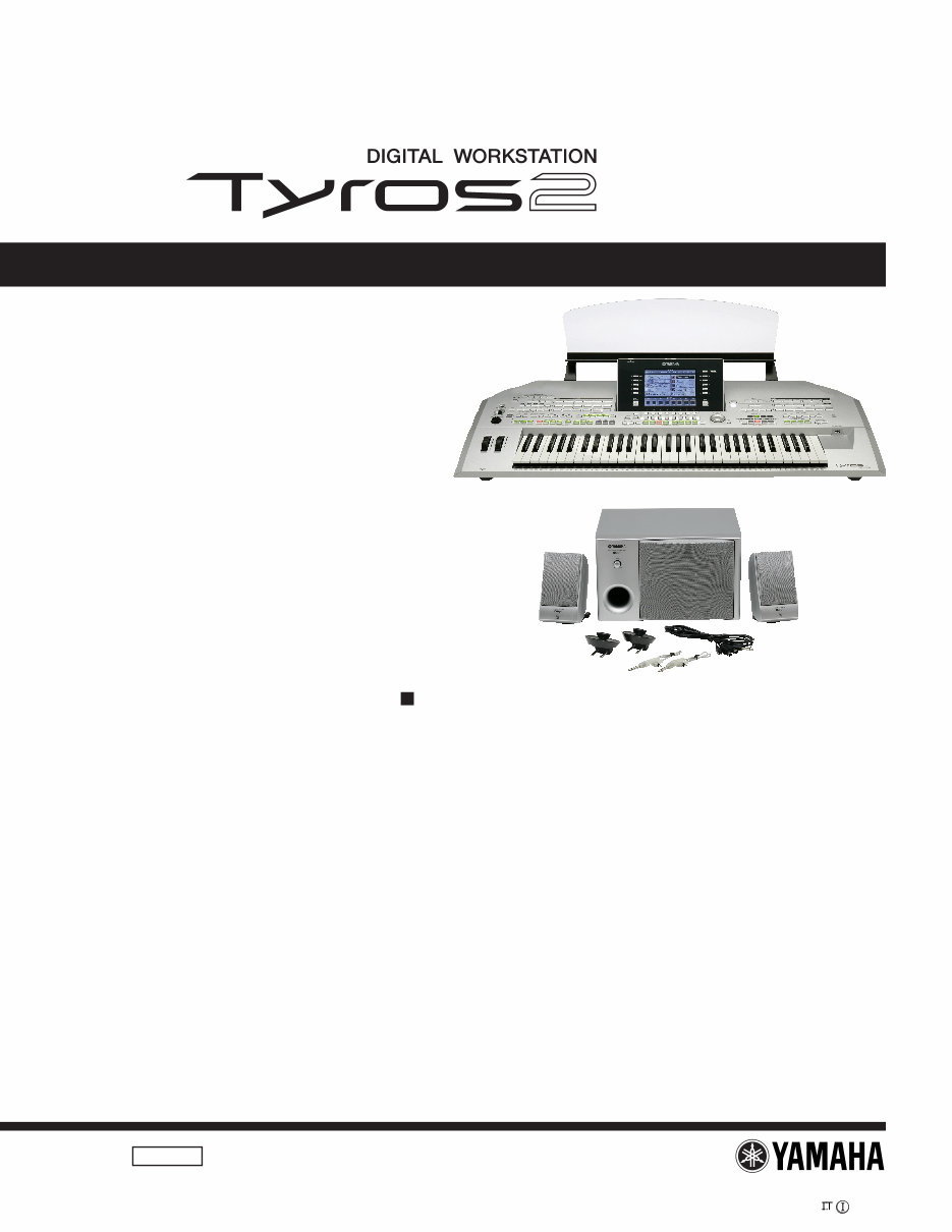 Yamaha TYROS2 + TRS-MS02 Service Manual & Repair Guide preview img 1