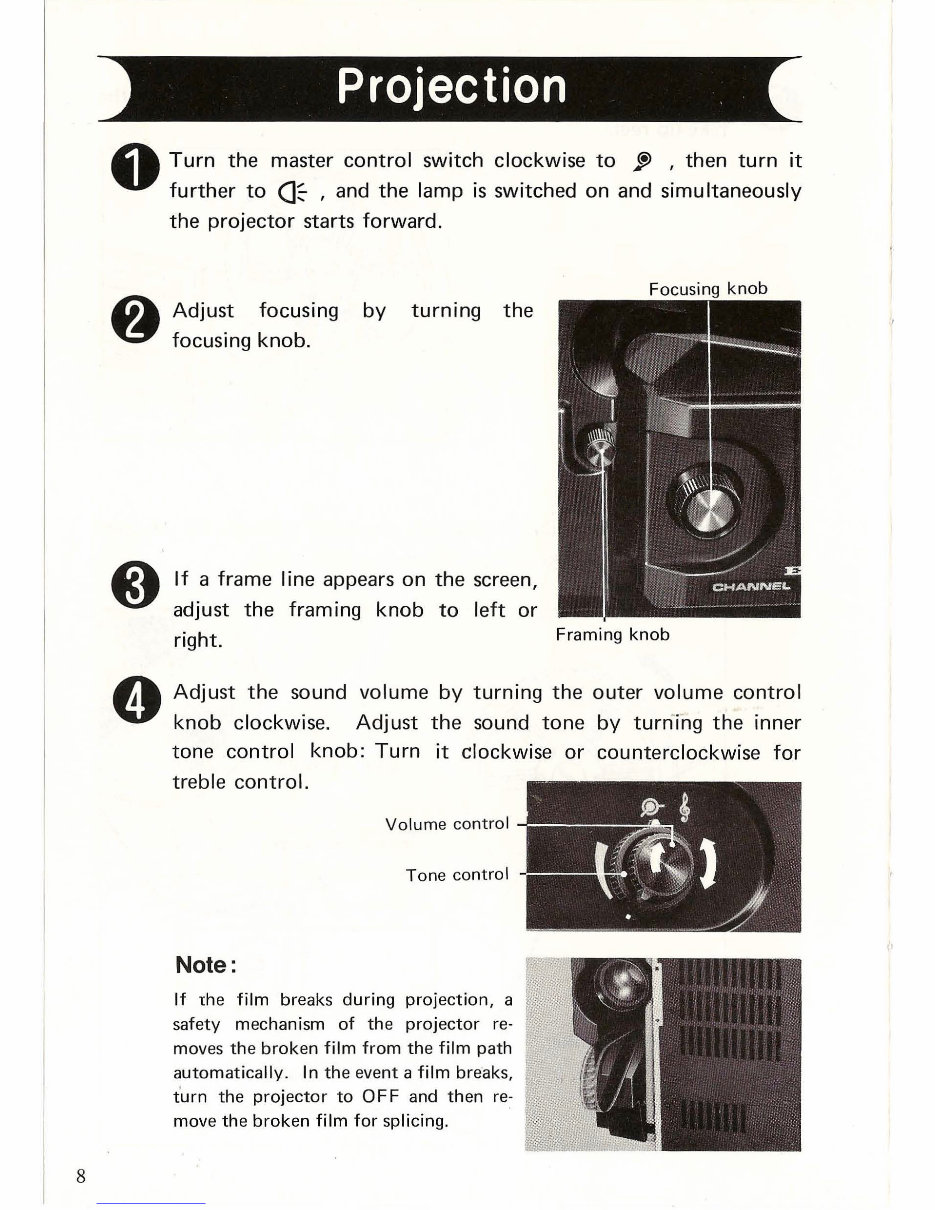 ELMO 16 CL 16MM PROJECTOR Manual preview img 10