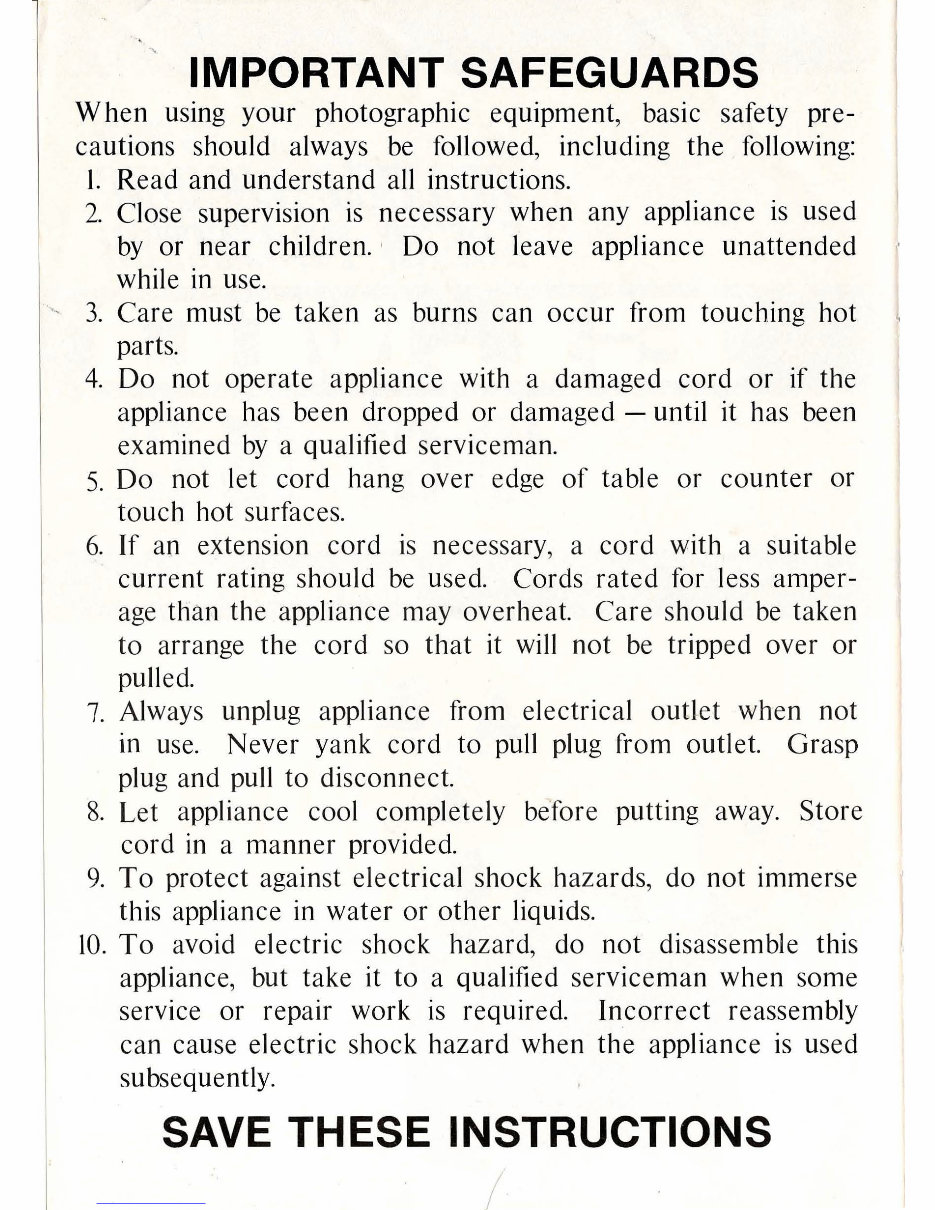ELMO 16 CL 16MM PROJECTOR Manual preview img 2