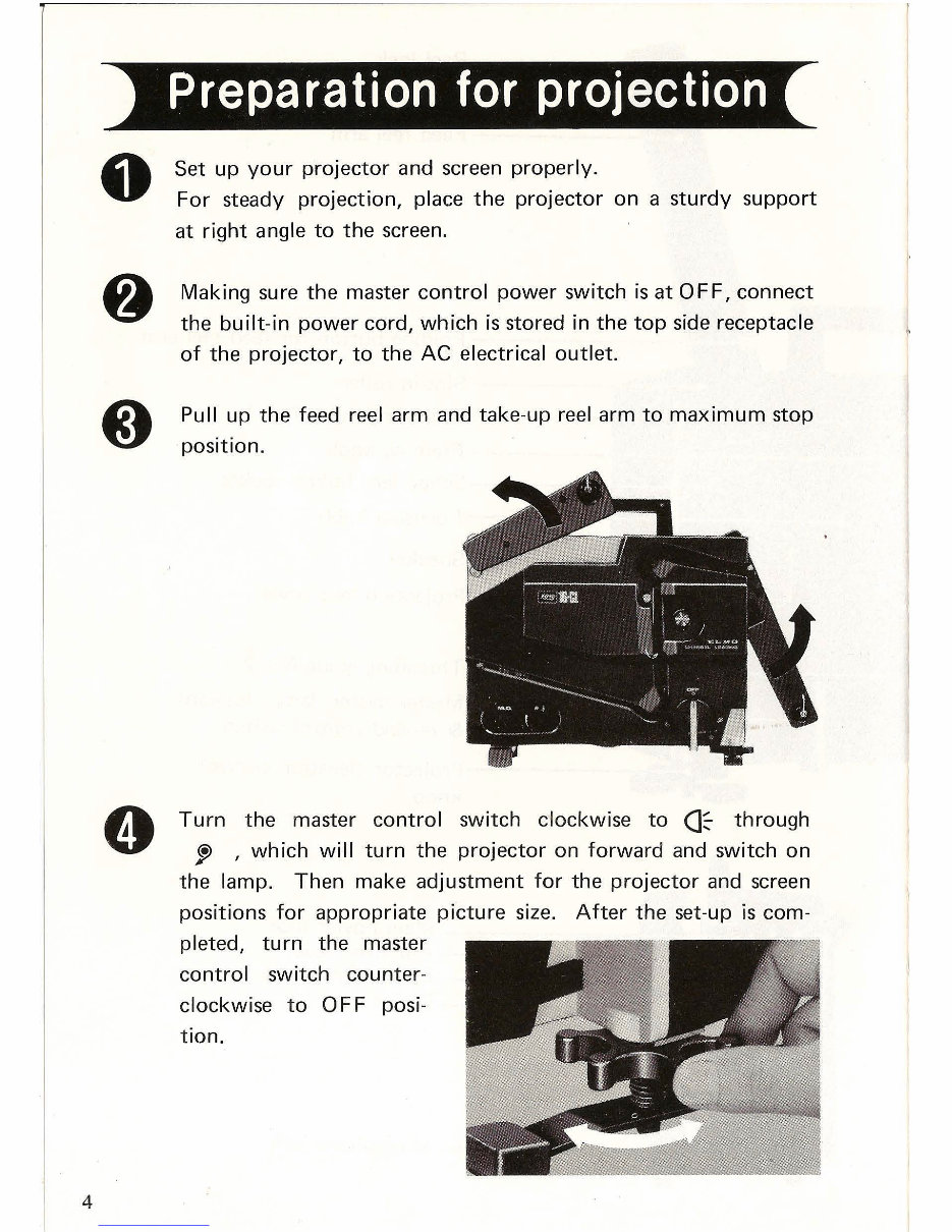 ELMO 16 CL 16MM PROJECTOR Manual preview img 6