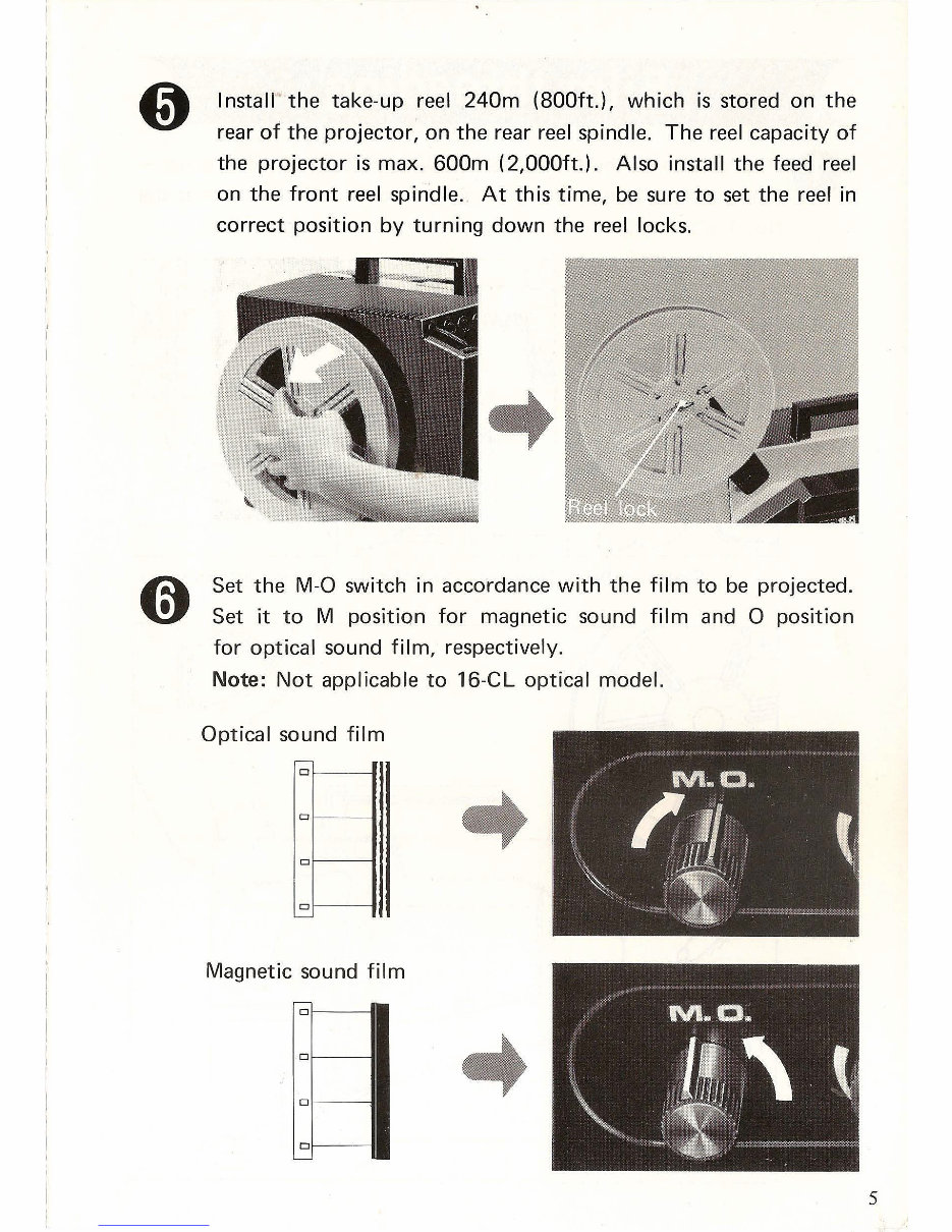ELMO 16 CL 16MM PROJECTOR Manual preview img 7