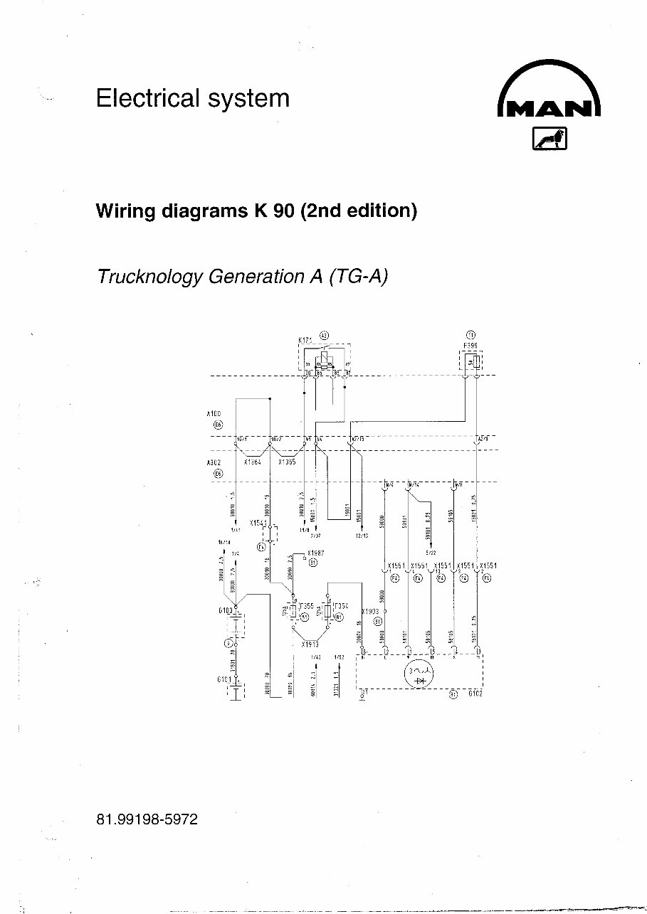 MAN TGA Wiring Electrical System Manual preview img 2