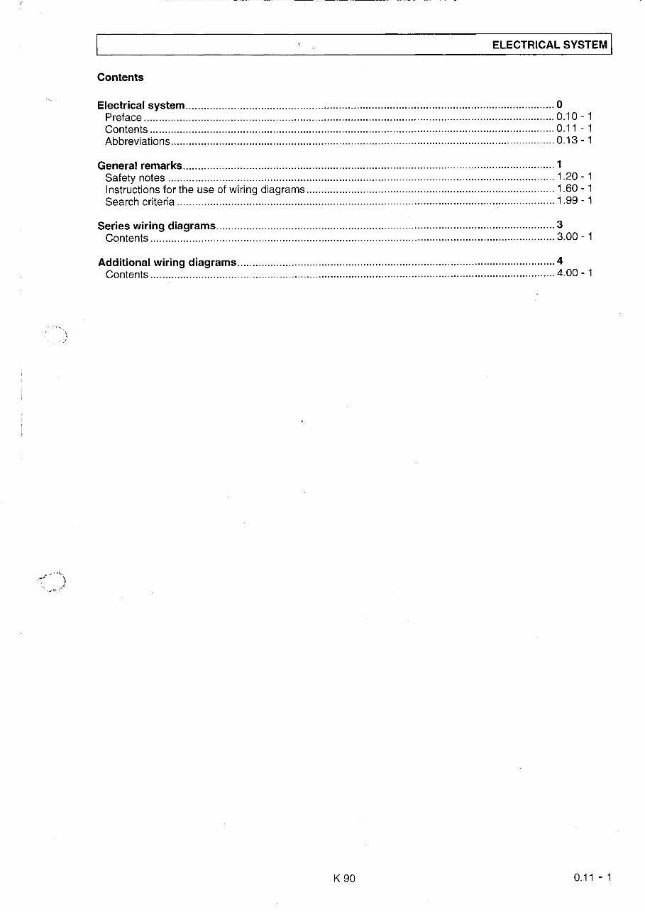 MAN TGA Wiring Electrical System Manual preview img 5