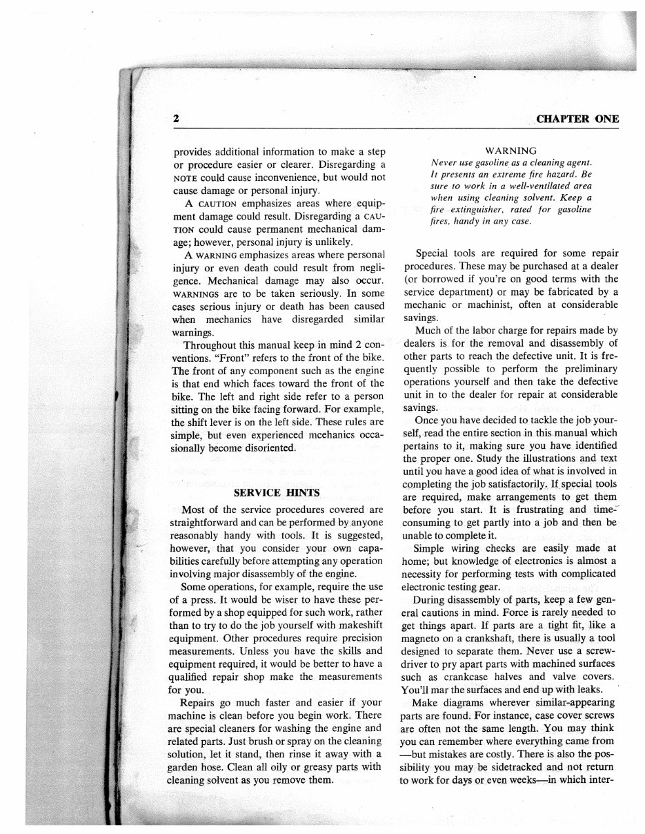 Hodaka 90 125 Service Manual 1964-1975 preview img 8
