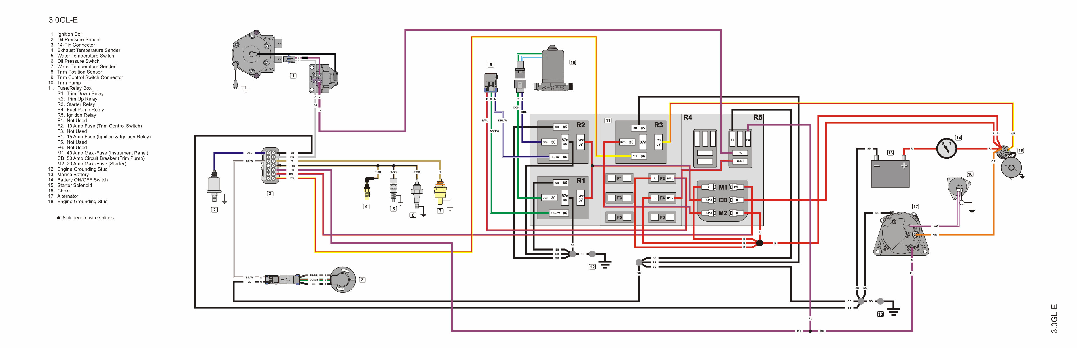 2003-2006 Volvo Penta 3.0L-8.1L Gasoline Engines Wiring Diagrams Manual preview img 5