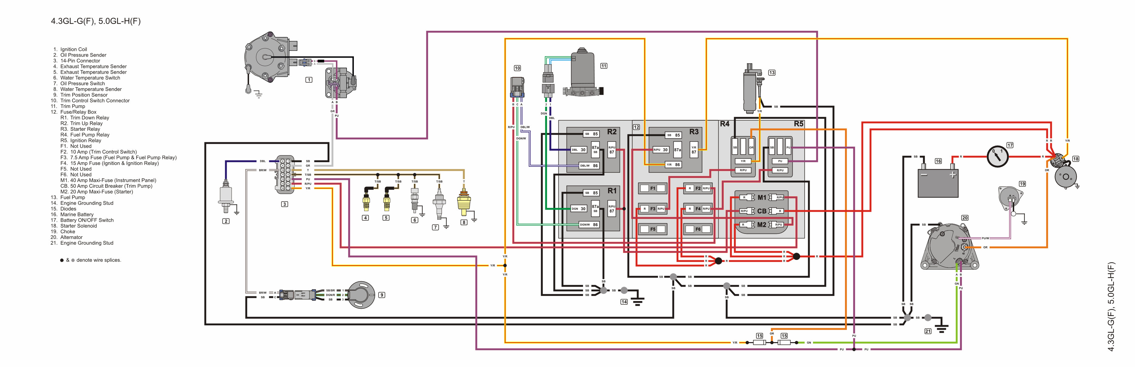 2003-2006 Volvo Penta 3.0L-8.1L Gasoline Engines Wiring Diagrams Manual preview img 7