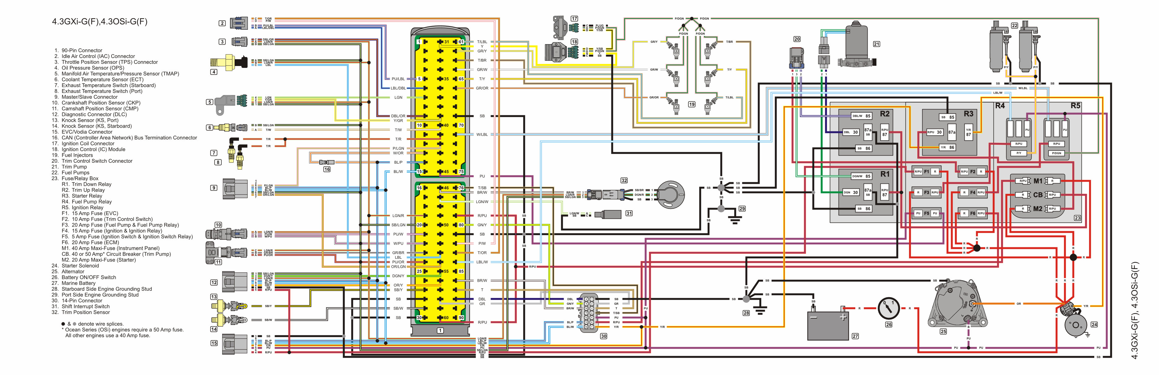 2003-2006 Volvo Penta 3.0L-8.1L Gasoline Engines Wiring Diagrams Manual preview img 9