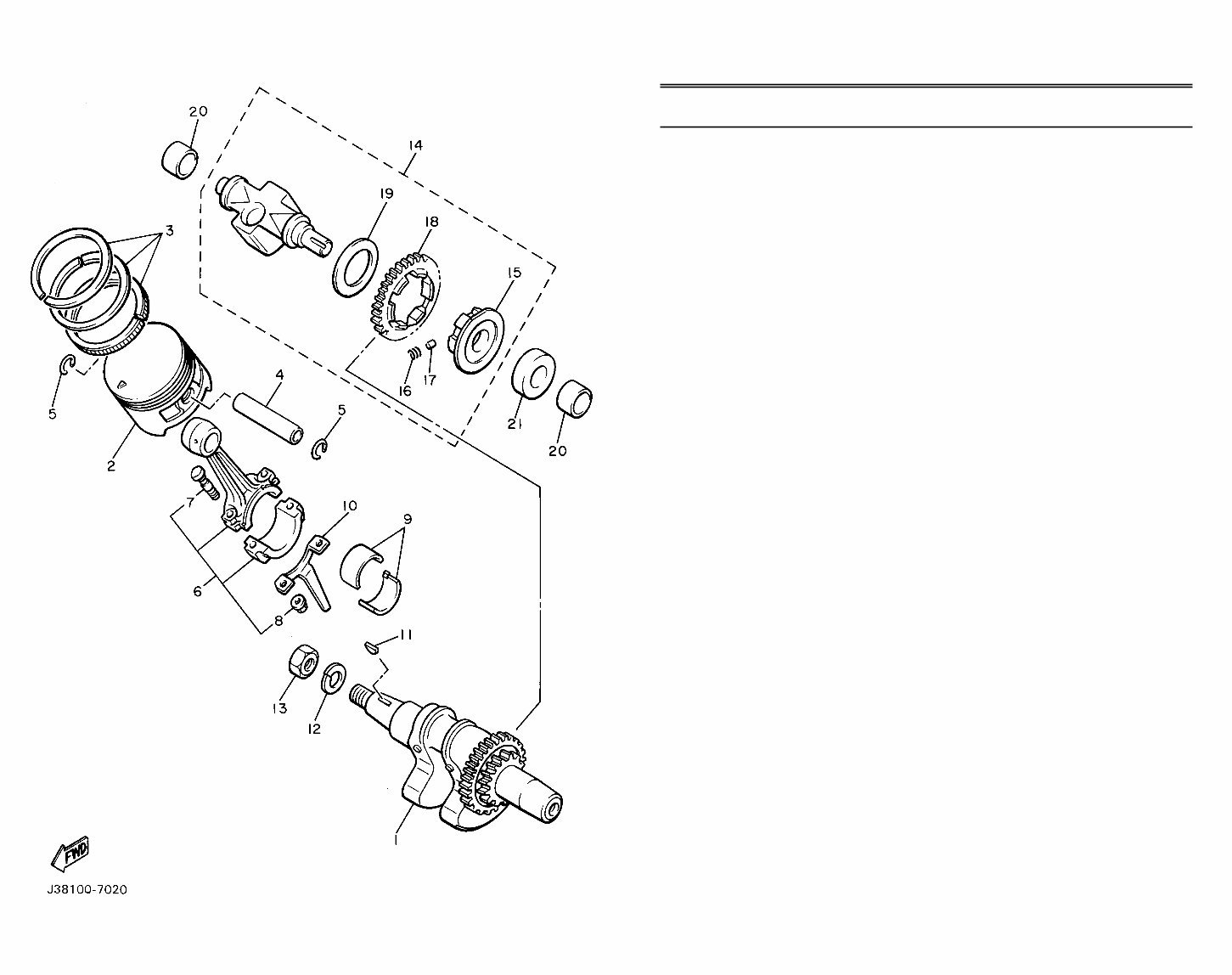 1995-1996 Yamaha G14AM (JN31) Parts Catalog | eManualOnline