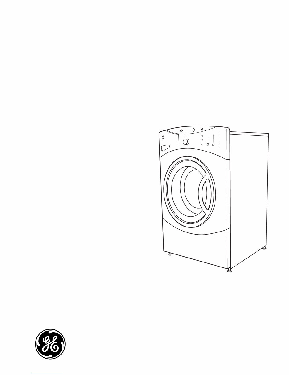 GE FRONT LOAD WASHER Repair Service Manual preview img 1