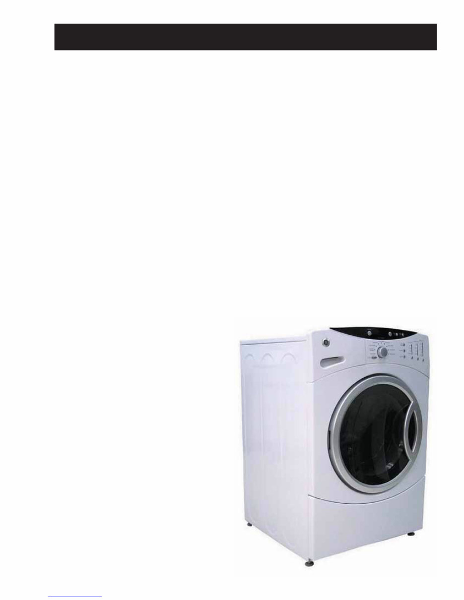 GE FRONT LOAD WASHER Repair Service Manual preview img 5