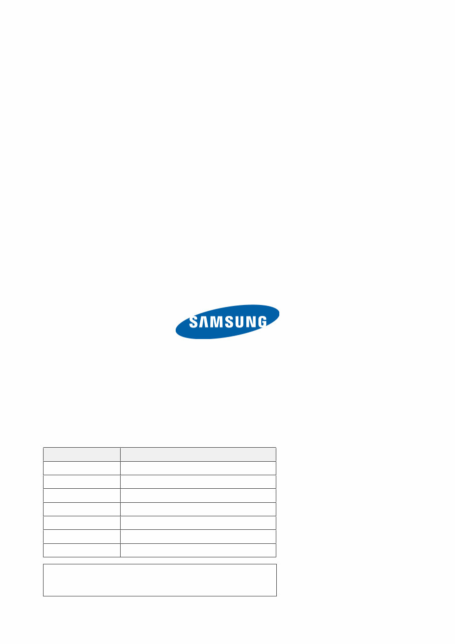 Samsung LN52A650A1F LN46A650A1F LCD-TV Service Manual preview img 3