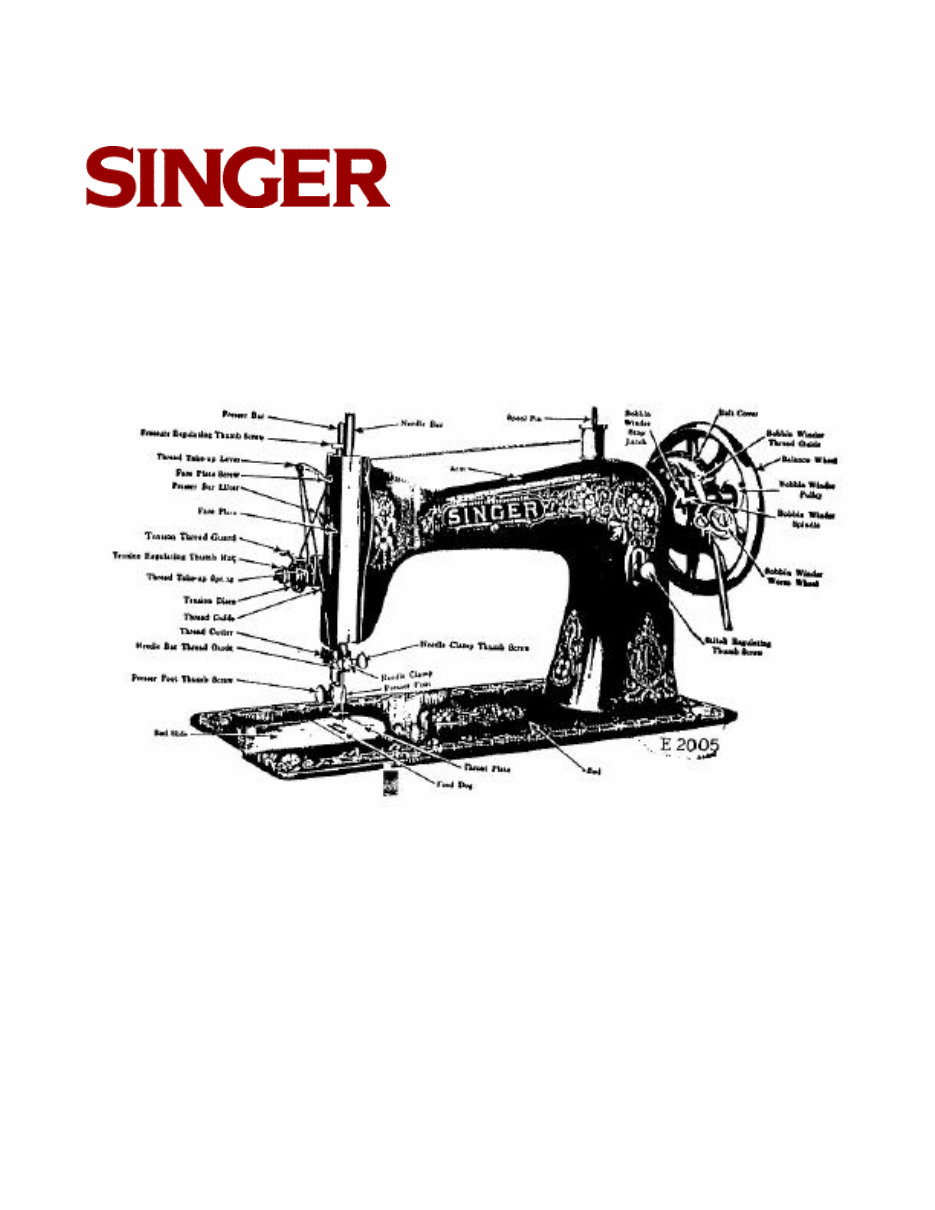 Singer Sewing Machine No. 15 (With Attachments 120603) Instruction/Owners Manual preview img 3