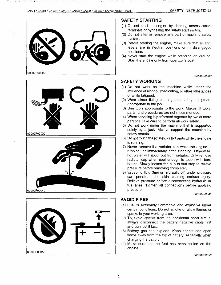 Kubota LA302 Loader Factory Service & Work Shop Manual preview img 5