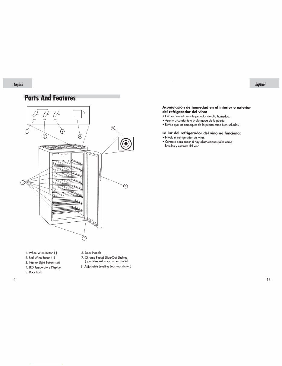 OWNER Manual Haier BC112G Wine Cooler preview img 6
