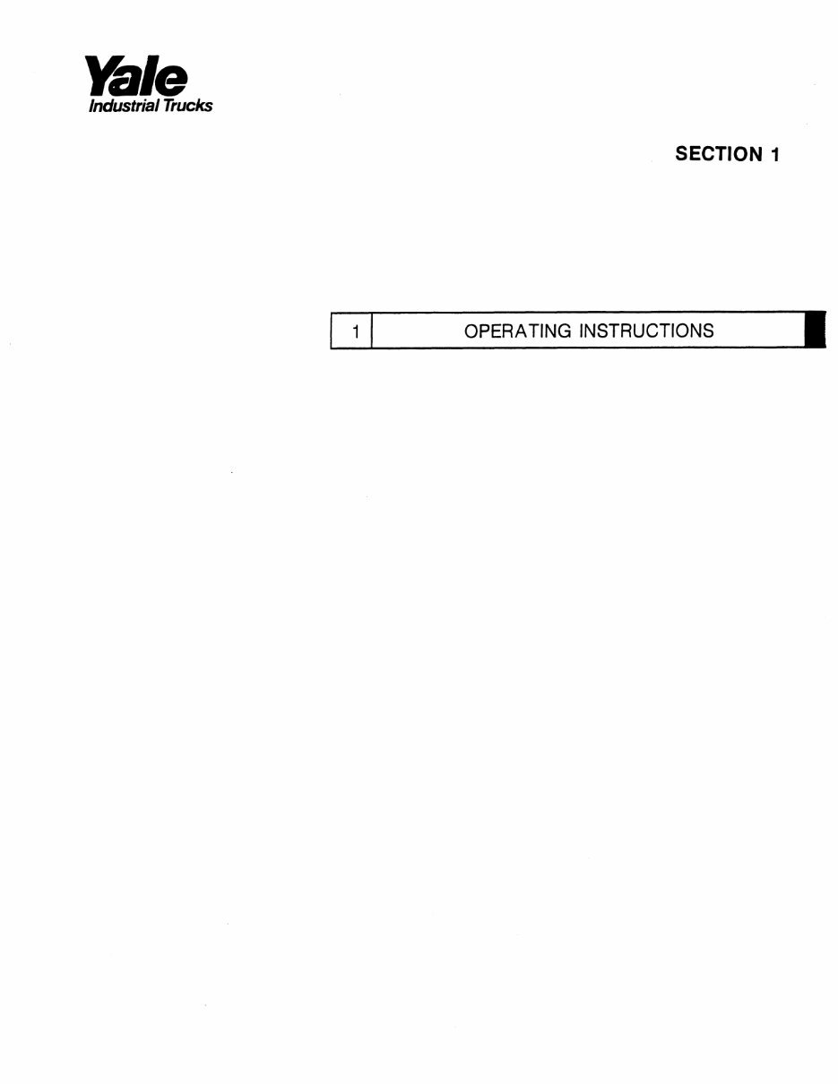 Yale Electric Forklift Truck: ERC060HC, ERC070HC, ERC080HC, ERC100HC, ERC120HC Workshop Service Manual preview img 9