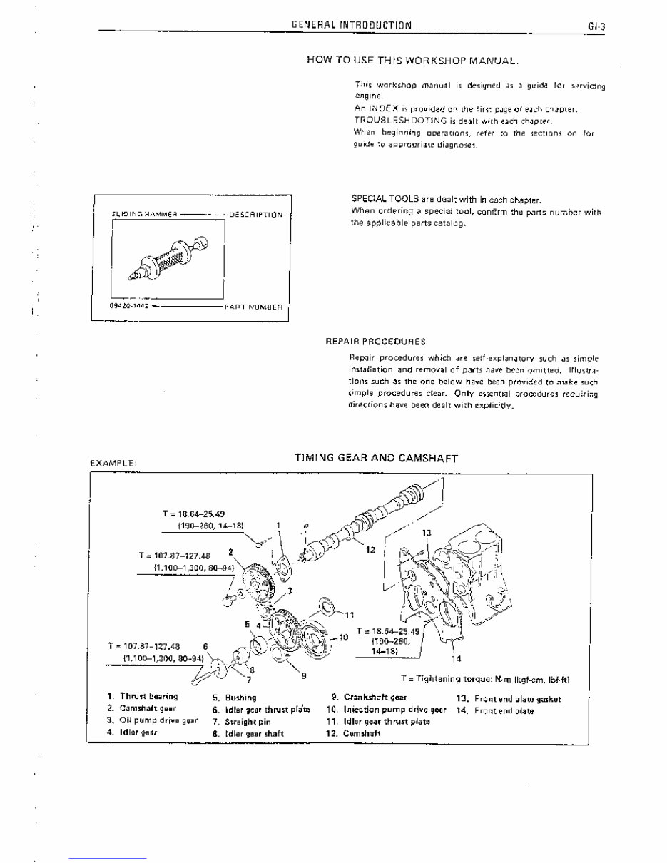 Hino W06D-TI/W06D-TI-II Diesel Engines OEM Service & Repair Manual preview img 9