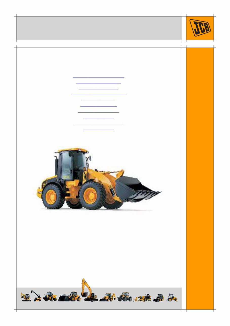 1996-2010 JCB 407B ZX Wheel Loader OEM Service & Repair Manual