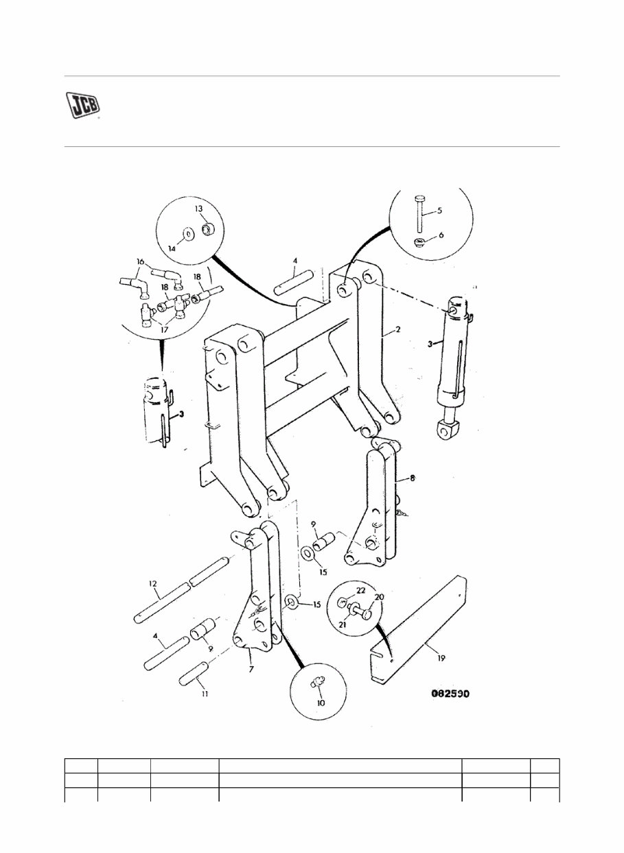 JCB 926-4 Forklift Parts Catalogue Manual (SN: 00600001-00600499) preview img 10