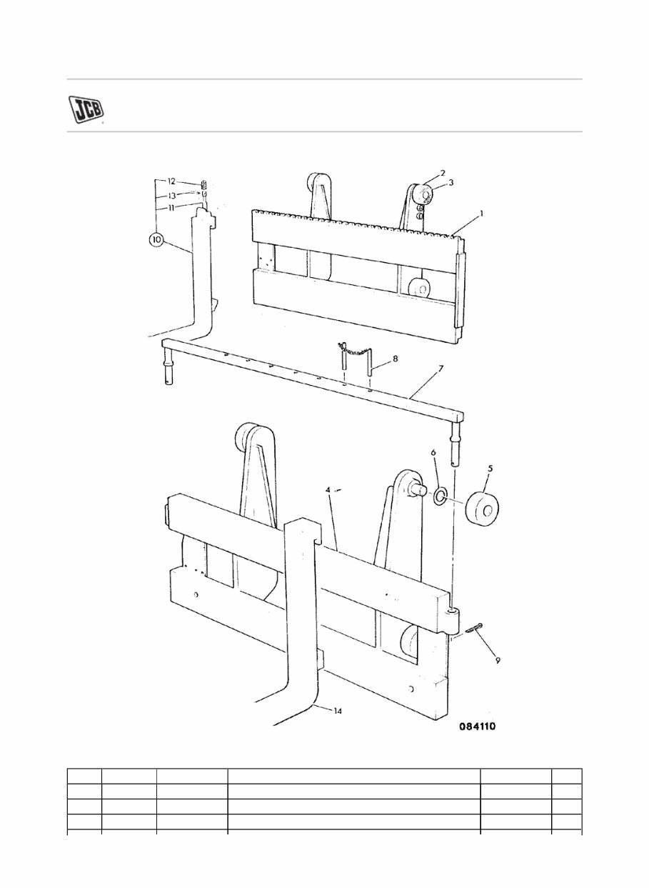 JCB 926-4 Forklift Parts Catalogue Manual (SN: 00600001-00600499) preview img 8