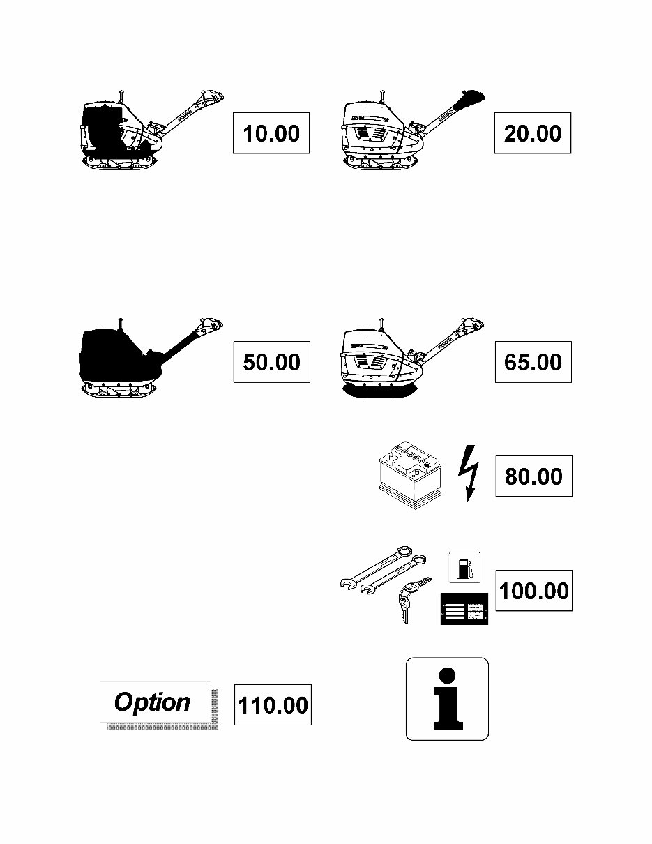 Bomag BPR45/55D Reversible VIBRATORY PLATES Service Parts Catalogue Manual SN101692141833-101692149999 preview img 1