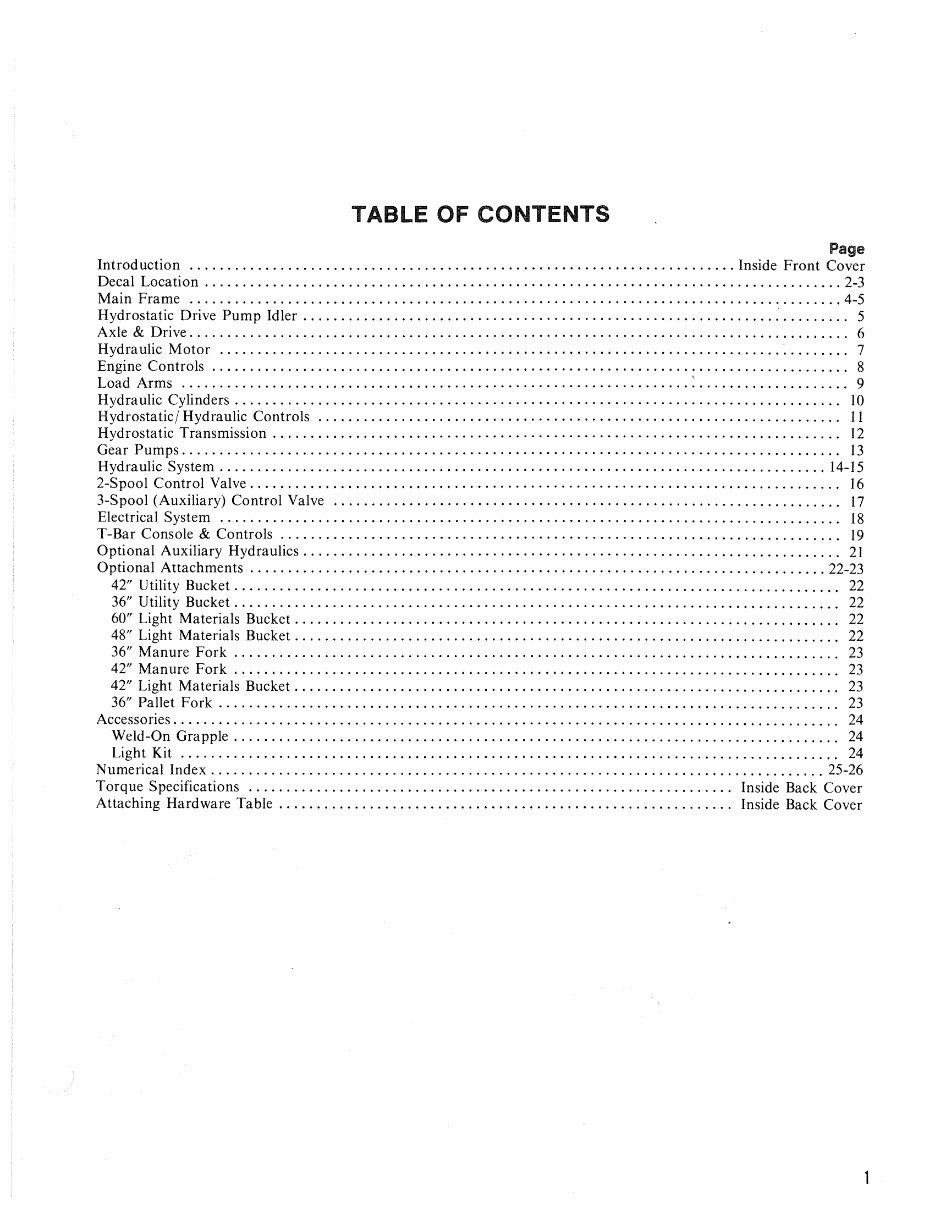 Gehl HL360 Skid Steer Loader Parts Manual preview img 3