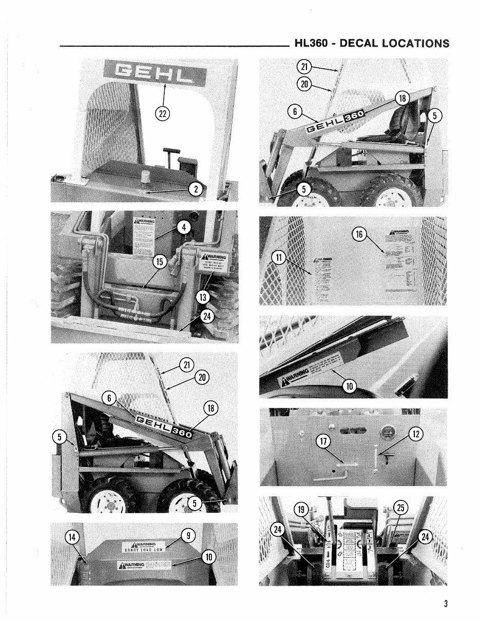 Gehl HL360 Skid Steer Loader Parts Manual preview img 5